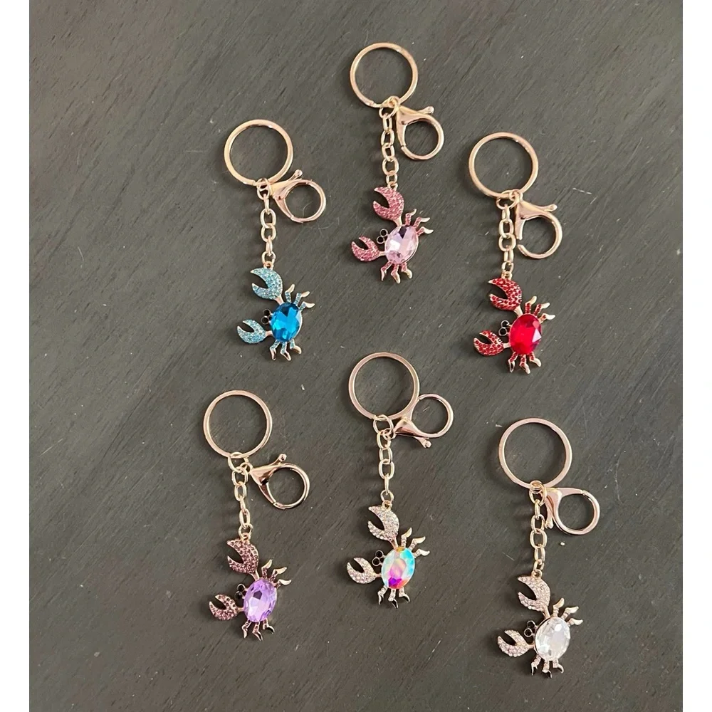 Crab Allover Clear Rhinestone 4